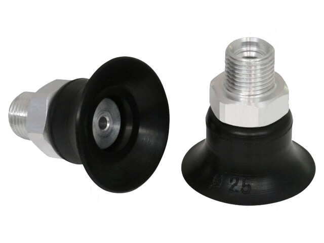 Zuignap; 25mm; G1/8-AG; Shorehardheid: 55; 1,3cm3; 26,5N; PFYN Zuignap; 25mm; G1/8-AG; Shorehardheid: 55; 1,3cm3; 26,5N; PFYN